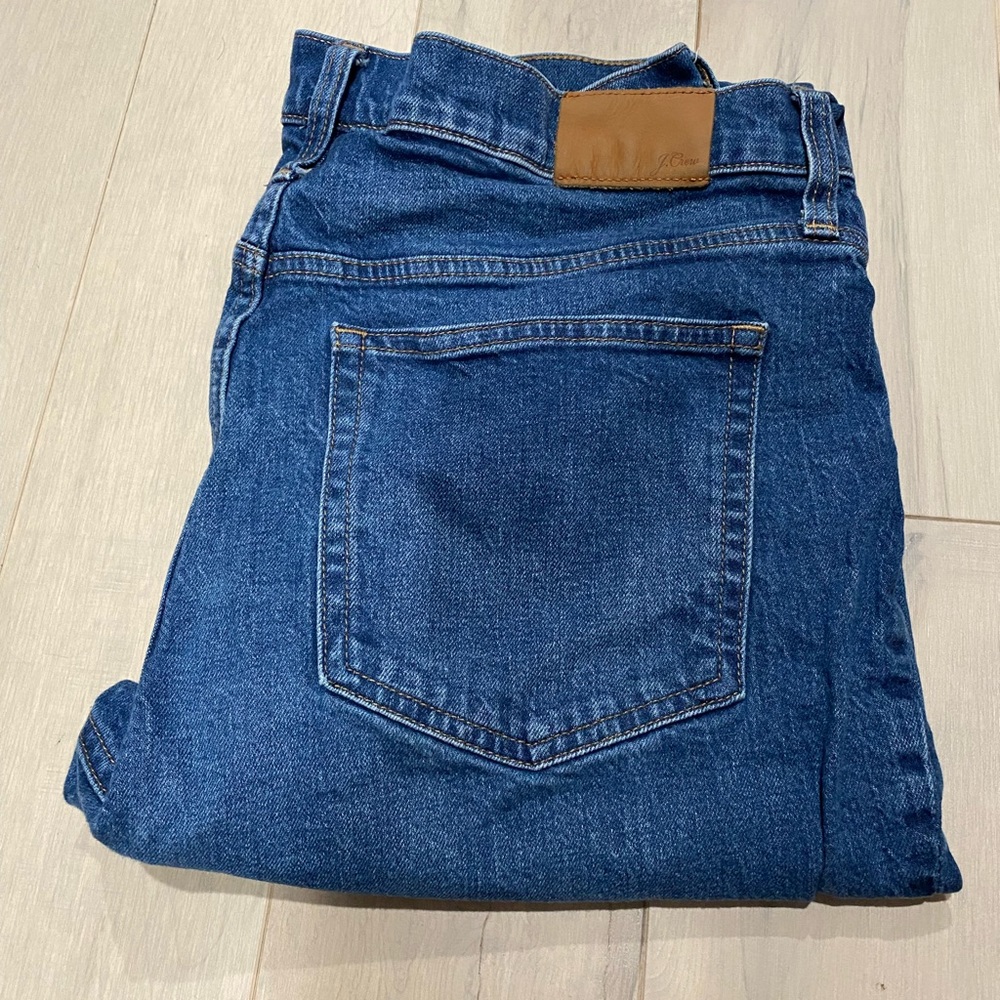 J crew high rise boyfriend jean
